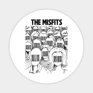 Barcode face The Misfits Magnet